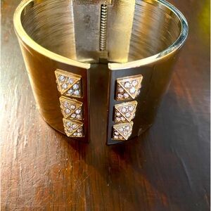 VTG Gold tone Victoria Secret Scandalous cuff bracelet
